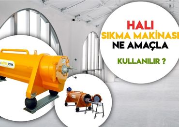 Halı Sıkma Makineleri Nasıl Çalışır?